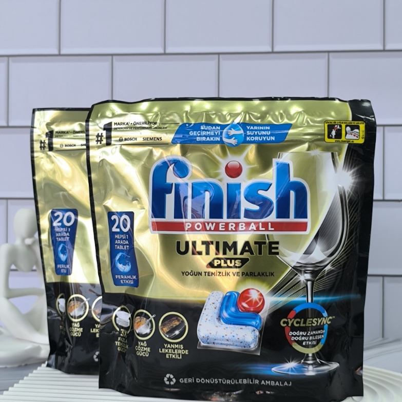قرص ماشین‌ظرفشویی فینیش التیمیت پلاس ۲۰عددی finish ultimate plus