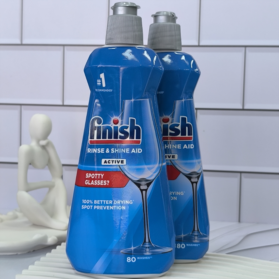 مایع جلادهنده ماشین ظرفشویی انگلیسی فینیش finish مدل ACTIVE مناسب ۸۰بار استفاده حجم ۴۰۰میل