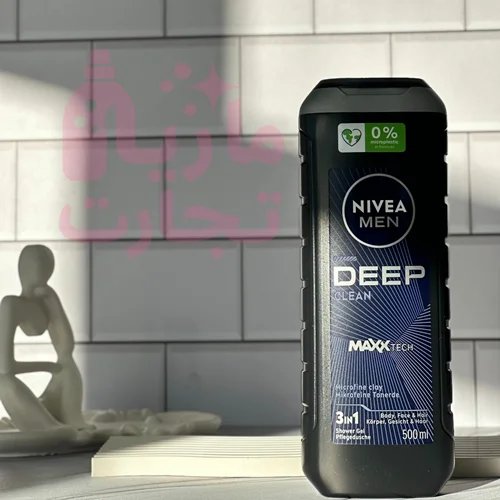 شامپو سه فاز نیوا NIVEA MEN مدل DEEP CLEAN حجم ۵۰۰میل