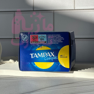 تامپون تامپکس TAMPAX سری Compak مدل Regular بسته 16 عددی