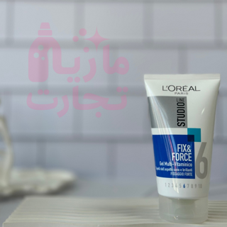 ژل حالت دهنده مو لورال L'Oreal سری STUDIO LINE مدل FIX & FORCE6 حجم ۱۵۰میل
