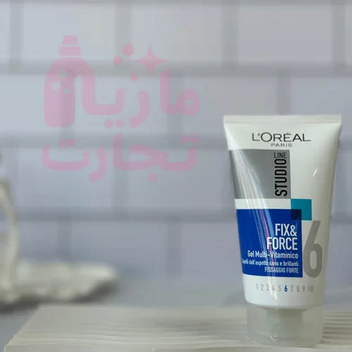 ژل حالت دهنده مو لورال L'Oreal سری STUDIO LINE مدل FIX & FORCE6 حجم ۱۵۰میل