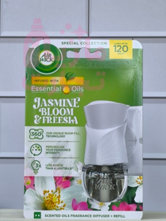 دستگاه خوشبوکننده هوا ایرویک AIR WICK مدل JASMINE BLOOM & FREESIA همراه یدک ۱۹میل