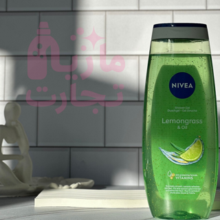 شامپو بدن نیوا سری shower GEL مدل LEMONGRASS & OIL رایحه لیمویی حجم ۵۰۰میل