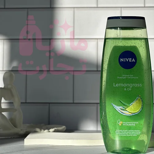 شامپو بدن نیوا سری shower GEL مدل LEMONGRASS & OIL رایحه لیمویی حجم ۵۰۰میل