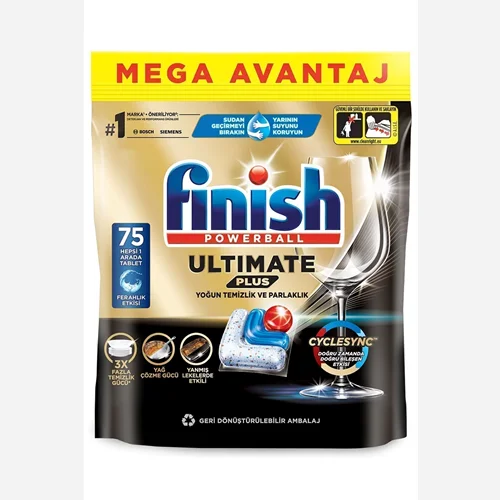 قرص ماشینظرفشویی فینیش التیمیتپلاس ۷۵عددی
