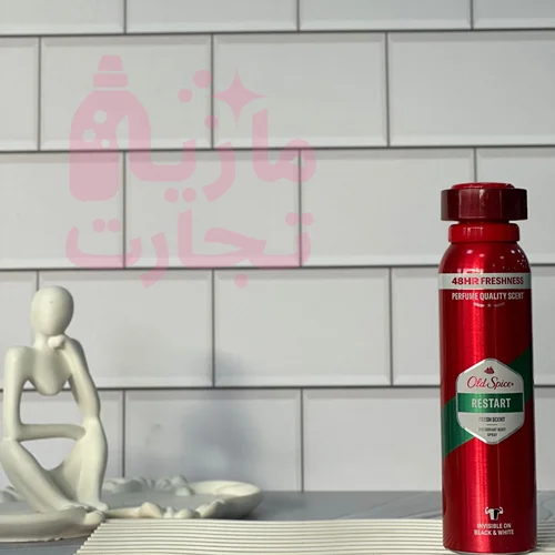 اسپری ضدتعریق آلمانی اولد اسپایس old spice سری 48HR FRESHNESS مدل RESTART حجم ۱۵۰میل