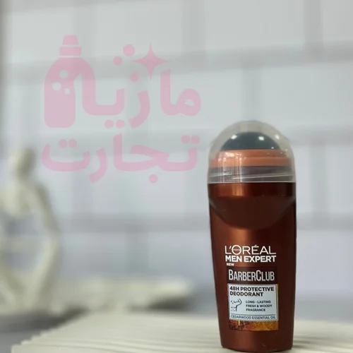 رول ضدتعریق فرانسوی لورال L'OREAL سری MEN EXPERT مدل BARBERCLUB حجم ۵۰ میل