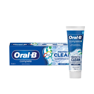خمیردندان اورالبی Oral-b سری کمپلت مدل محافظت و تمیزکننده با رایحه نعناع ۷۵میل