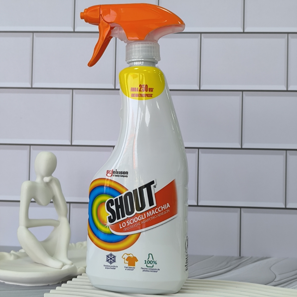 اسپری لکه‌بر لباس های رنگی و سفید شات ۵۰۰میل shout