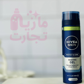 ژل اصلاح آلمانی نیوا NIVEA MEN مدل PROTECT & CARE حجم ۲۰۰میل(واردات قانونی ارسال از منطقه آزاد ارس)