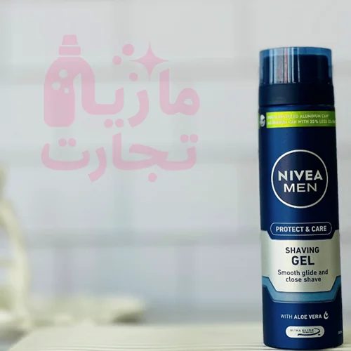 ژل اصلاح آلمانی نیوا NIVEA MEN مدل PROTECT & CARE حجم ۲۰۰میل