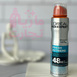 اسپری ضد‌تعریق لورال LOREAL مدل FRESH EXTREME حجم ۱۵۰میل