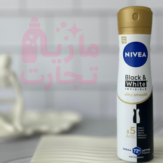 اسپری ضد‌تعریق زنانه نیوا NIVEA مدل Black & White حجم ۱۵۰میل