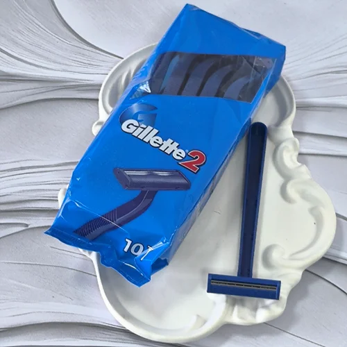 ژیلت اصلاح روسی ژیلت GILLETTE مدل GILLETTE 2تعداد 10عددی