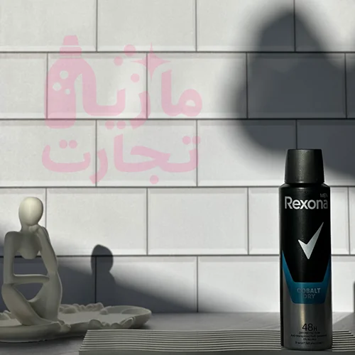 اسپری ضدتعریق مردانه رکسونا REXONA مدل COBALT DRY حجم ۱۵۰میل