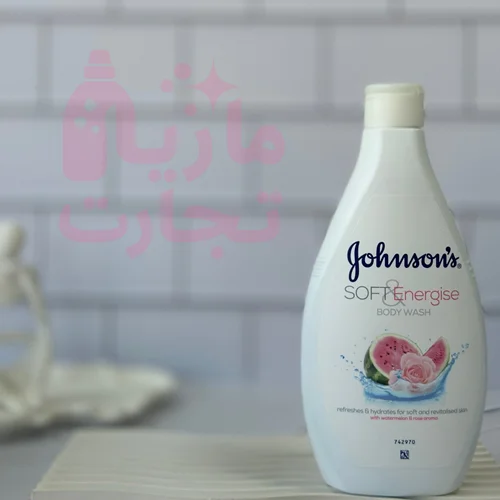 شامپو بدن جانسون Johnson مدل SOFT Energise با رایحه هندوانه و گل محمدی ۴۰۰میل