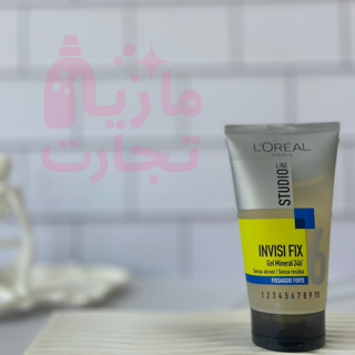 ژل حالت دهنده مو لورال L'Oreal سری STUDIO LINE مدل INVISI FIX6 حجم ۱۵۰میل