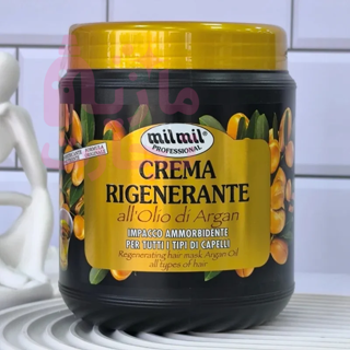 ماسک مو میل‌میل milmil مناسب انواع مو حاوی روغن آرگان ۱لیتری(واردات قانونی ارسال از منطقه آزاد ارس)