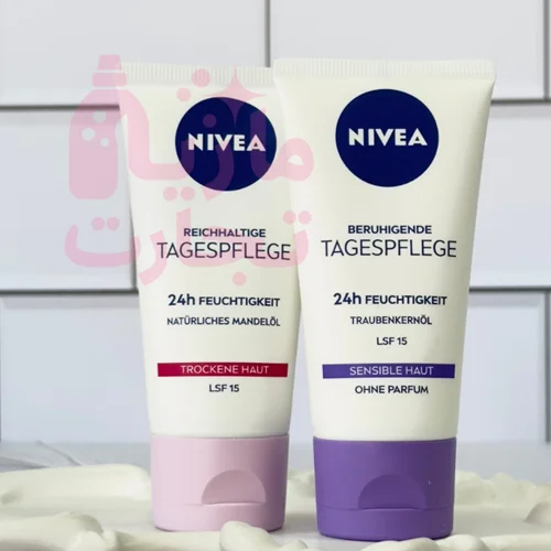 کرم روز تسکیندهنده نیوآ با SPF 15 برای رطوبترسانی عمیق ۲۴ ساعته ۵۰میل در ۲ رنگ