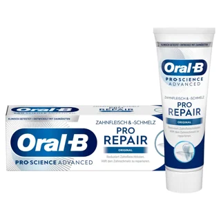 خمیردندان آلمانی اورالبی Oral-b سری اورجینال مدل PRO REPAIR ترمیم‌کننده ۷۵میل