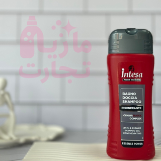 شامپو مناسب سر و بدن اینتسا intesa سری POUR HOMME مدل RIGENERANTE حجم۵۰۰میل