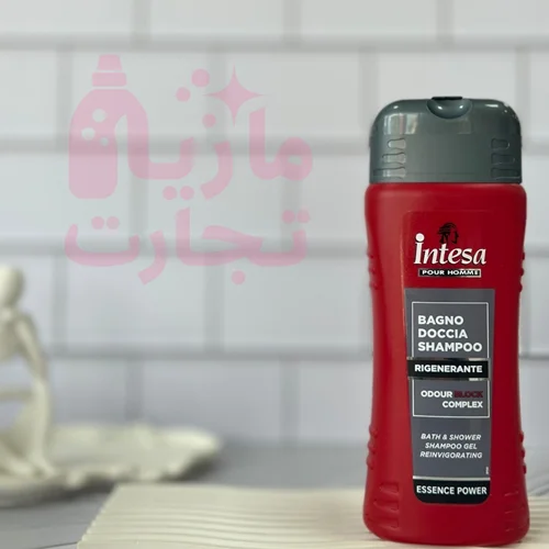 شامپو سه فاز مناسب سر و بدن اینتسا intesa سری POUR HOMME مدل RIGENERANTE حجم۵۰۰میل