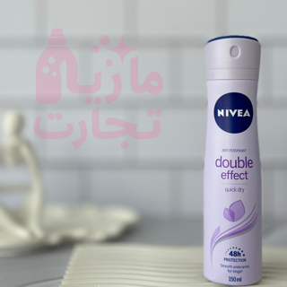 اسپری ضد‌تعریق زنانه نیوا NIVEA مدل double effect حجم ۱۵۰میل