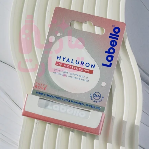 بالم لب لابلو LABELLO سری HYALURON مدل پلاس با رایحه رز وزن 5/2گرم