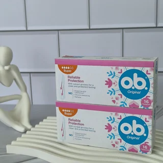 تامپون اوبی .o.b اورجینال مدل سوپر super بسته ۱۶عددی