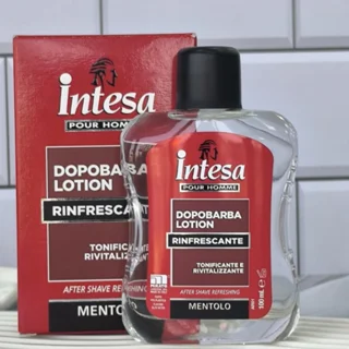افترشیو ایتالیایی اینتسا intesa سری POUR HOMME مدل RINFRESCANTE حاوی منتول حجم ۱۰۰میل
