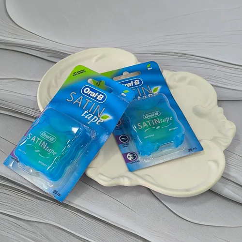 نخدندان اورالبی ۲۵متری نعنایی satin tape