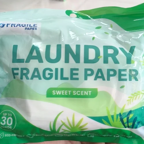 دستمال شستشوی لباس و ظروف فراجل FRAGILE PAPER تعداد ۳۰عدد