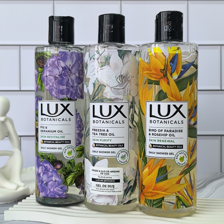 شامپو بدن هلندی لوکس LUX حجم۵۰۰میل در ۳ رنگ مختلف