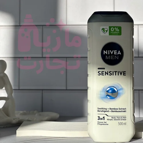 شامپو سه فاز نیوا NIVEA MEN مدل SENSITIVE حجم ۵۰۰میل