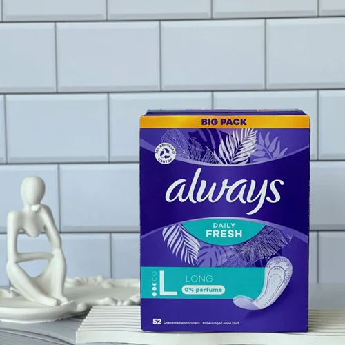 نوار بهداشتی آلویز always مدل دیلی فرش daily fresh سایز LONG تعداد ۵۲عددی