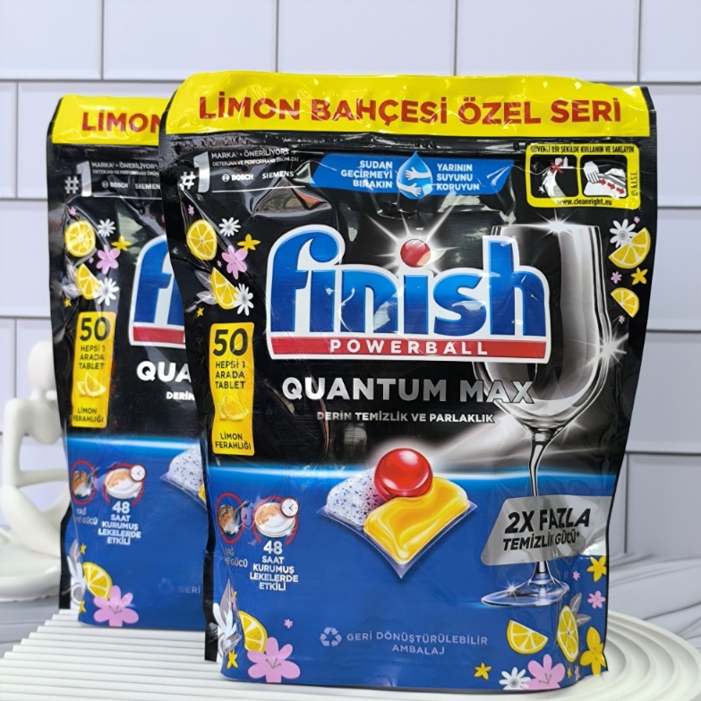 قرص ماشین‌ظرفشویی فینیش کوانتوم‌مکس ۵۰عددی