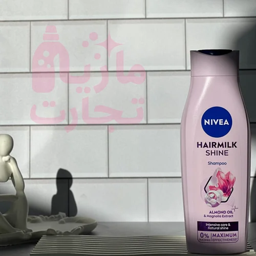 شامپو سر نیوا NIVEA مدل مراقبتکننده و درخشان کننده حاوی روغن بادام و عصاره ماگنولیا ۴۰۰میل