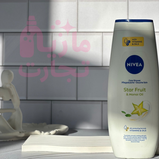 شامپو بدن نیوا سری care shower مدل STAR FRUIT & MONOI OIL رایحه میوه ستاره‌ای و روغن مونوی حجم ۵۰۰می