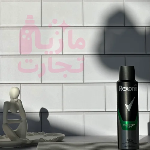 اسپری ضدتعریق مردانه رکسونا REXONA مدل QUANTUM DRY حجم ۱۵۰میل
