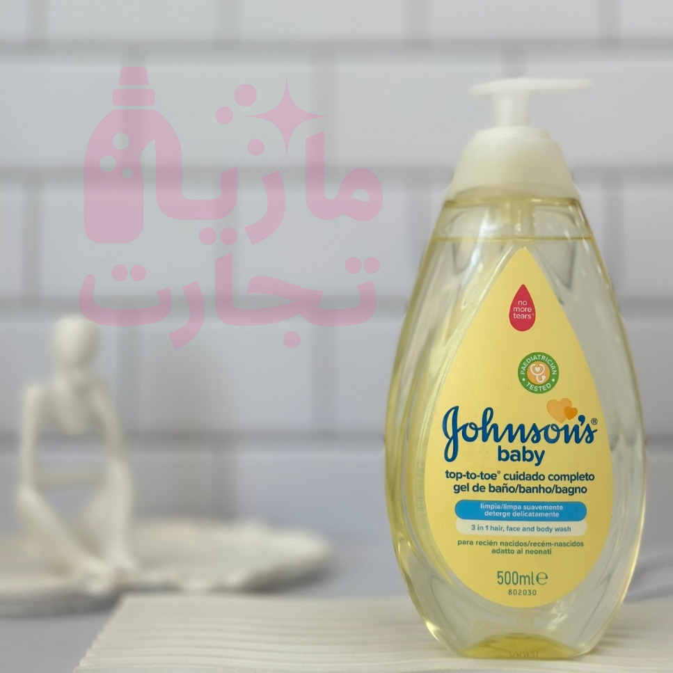 شامپو سر صورت و بدن بچه جانسون ۵۰۰میل