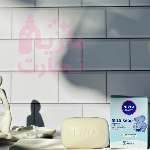 صابون بچه گیاهی نیوا NIVEA BABY مدل MILD SOAP وزن ۱۰۰گرم