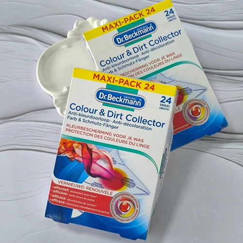 دستمال محافظ و تثبیت کننده رنگ لباس آلمانی Dr.Beckmann بسته 24 عددی
