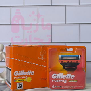 یدک ژیلت فیوژن FUSION مدل پاور POWER تعداد 4عددی(اصل)