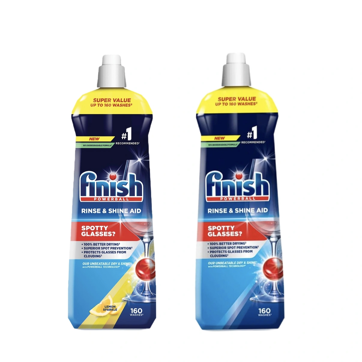 مایع جلادهنده ماشین‌ظرفشویی فینیش finish مدل POWERBALL مناسب ۱۶۰بار استفاده حجم ۸۰۰میل