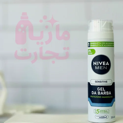 ژل اصلاح آلمانی نیوا NIVEA MEN مدل SENSITIVE حجم ۲۰۰میل