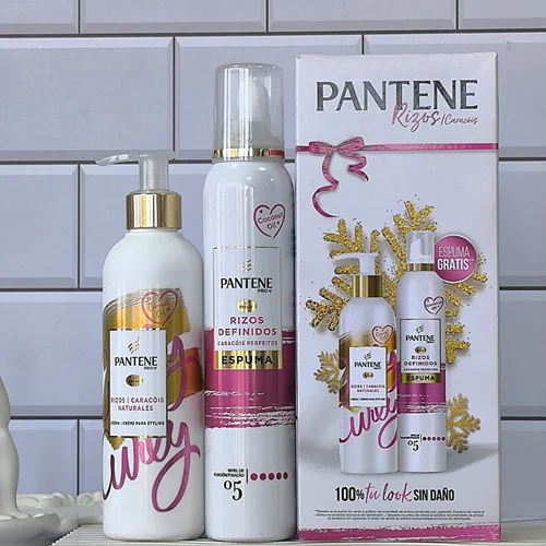 ست پنتن ۲عددی حاوی موس مو و کرم مو PANTENE ESPUMA GRATIS