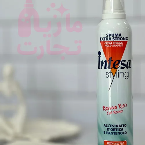 موس حالتدهنده مو اینتسا intesa حجم ۳۰۰میل سری استایلینگstyling مناسب موهای فر raviva ricci