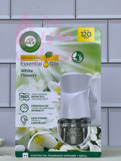 دستگاه خوشبوکننده هوا ایرویک AIR WICK مدل White Flower همراه یدک ۱۹کیل