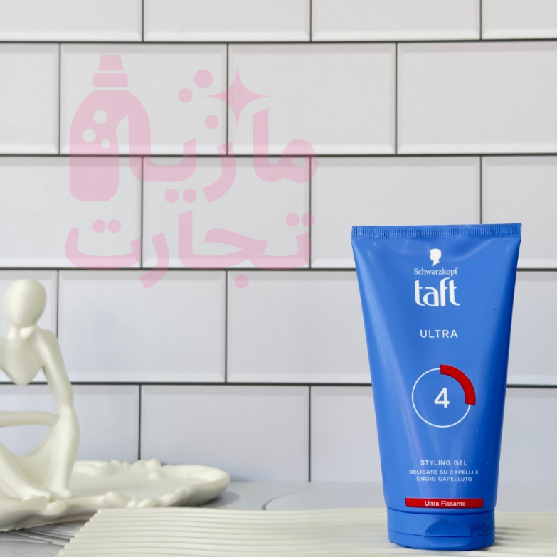 ژل حالت دهنده مو تافت taft سری شوارزکوف SCHWARZKOPF مدل ULTRA FISSANTE با قدرت 4 حجم ۱۵۰میل